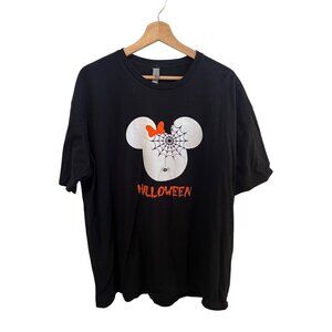 Mickey Halloween Graphic T-Shirt Women's Size XXL Black Next Level Apparel Tee